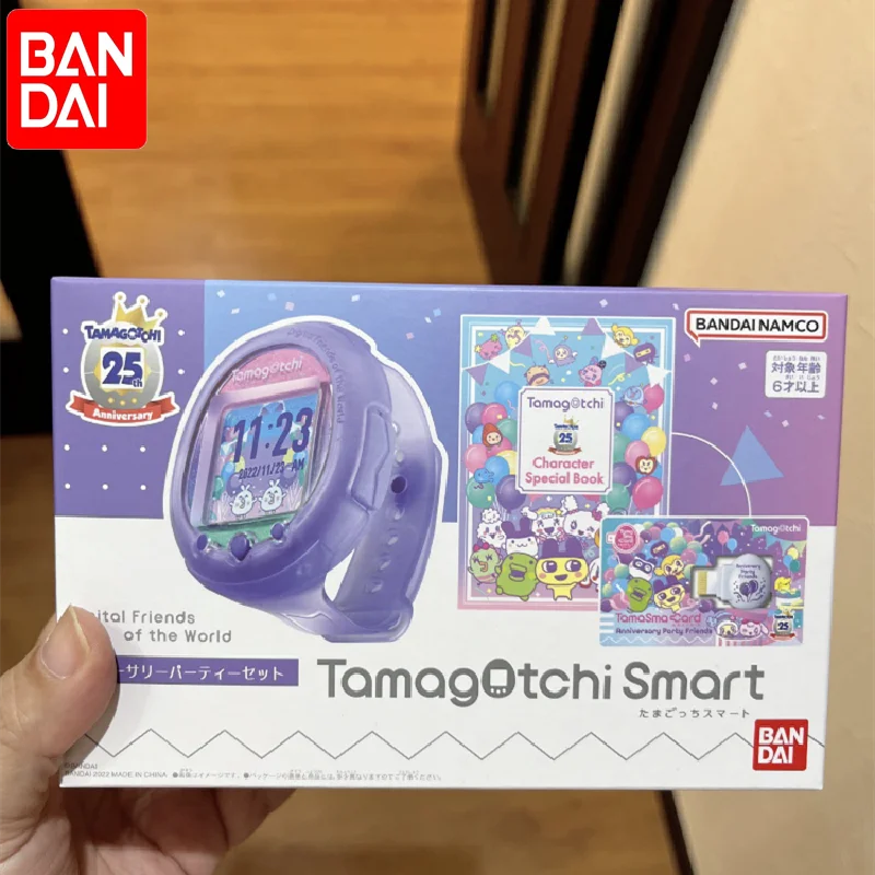 

New Bandai Original Purple Tamagotchi Meets Pix Electronic Pet Machine Color Screen Game Console Collection Toy Kid Holiday Gift