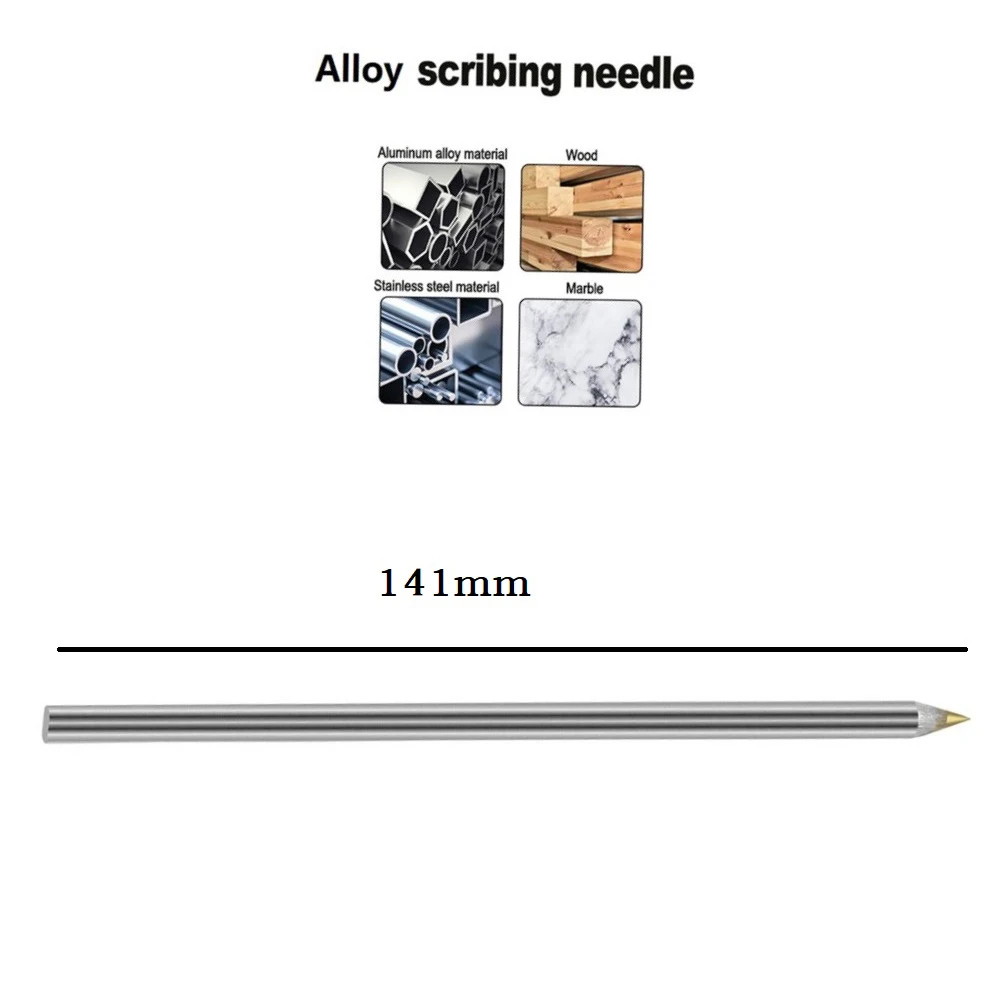 2pcs Tile Cutter Diamond Glass Tile Cutter Carbide Scriber Hard Metal Lettering Pen Construction  Carving Tool