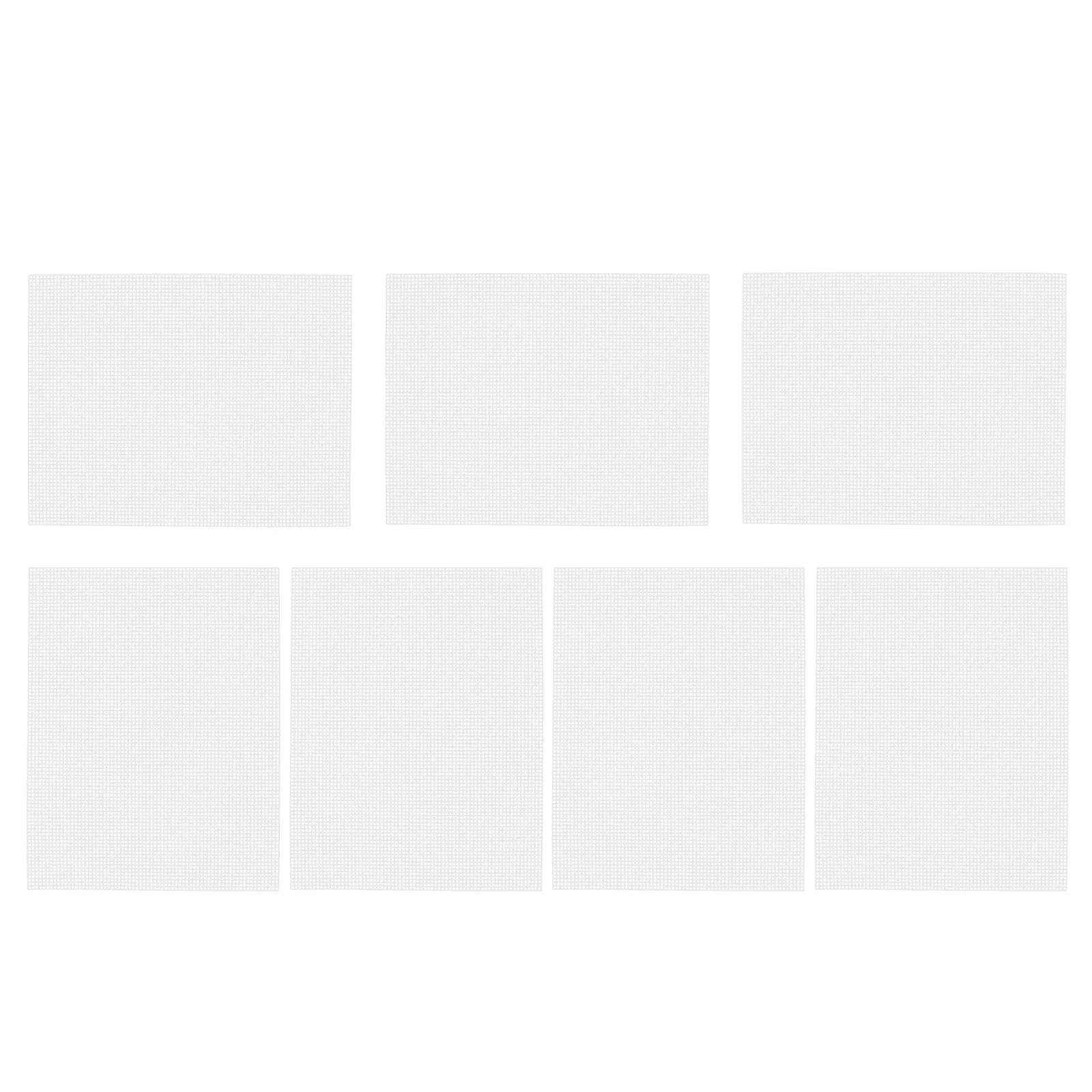 

7Pcs Beast Outfit Eye Mesh Sheet PVC Plastic 13.17x10.22in Clear Vision DIY Costume Mask Making Supplies Cosplay Props