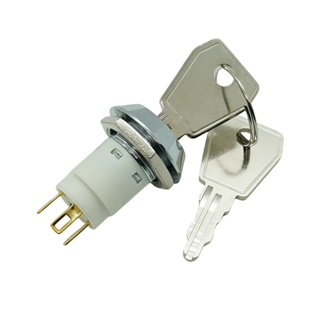 Interruptor electrónico de 16mm, segunda marcha S1605, cerradura de puerta eléctrica, estación base, accesorios para ascensor, interruptor de llave