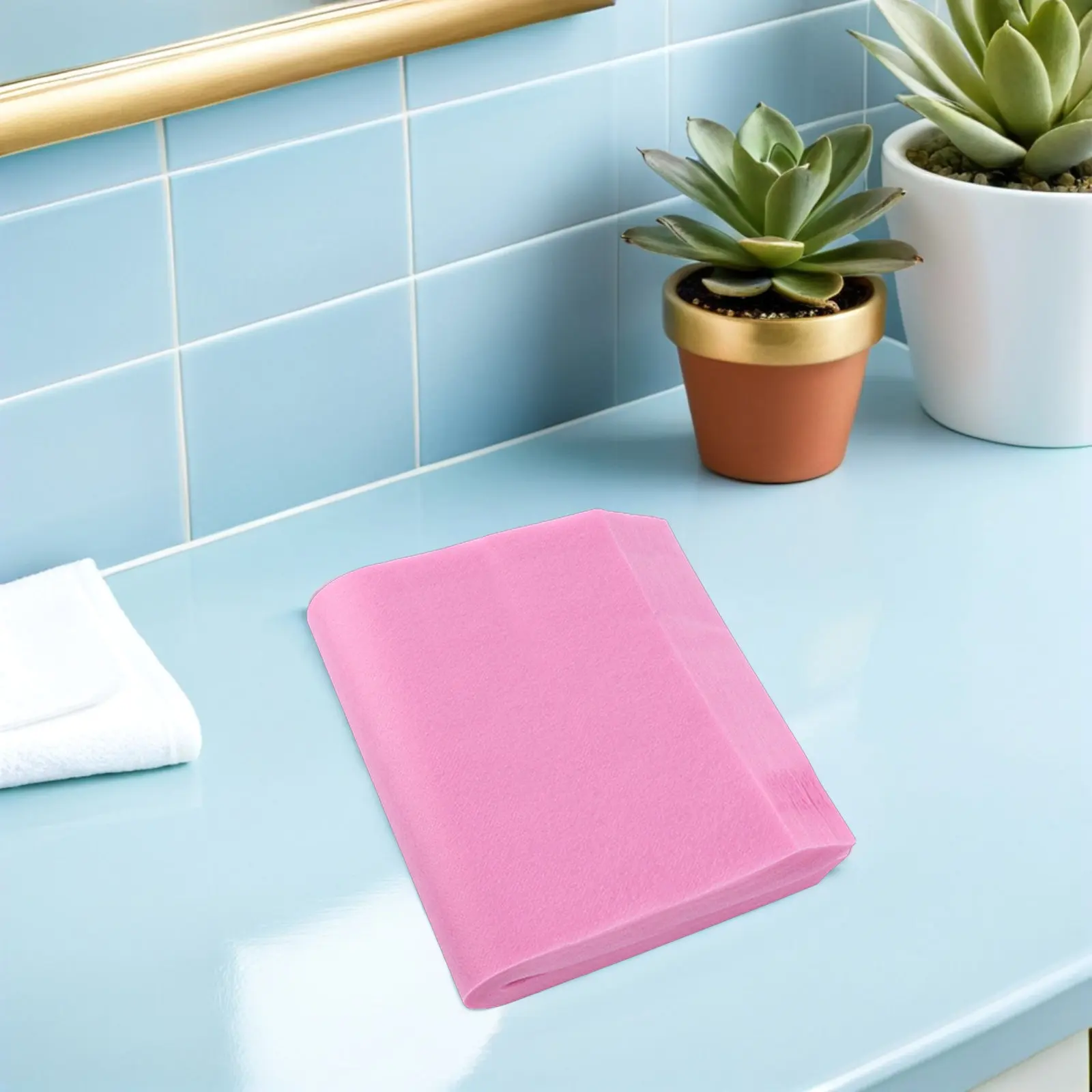 

300 Sheets Nail Dust Collector Non Woven Filter Paper Replacement for Salon Home Use White Pink Blue Fast Absorption