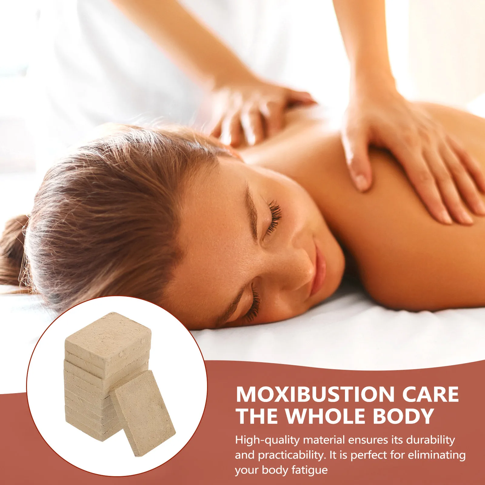 

10 шт. Мокса-кейсы с выдержанной полынью, маленькие квадратные, для моксотерапии, облегчения боли, расслабления, в герметичной упаковке