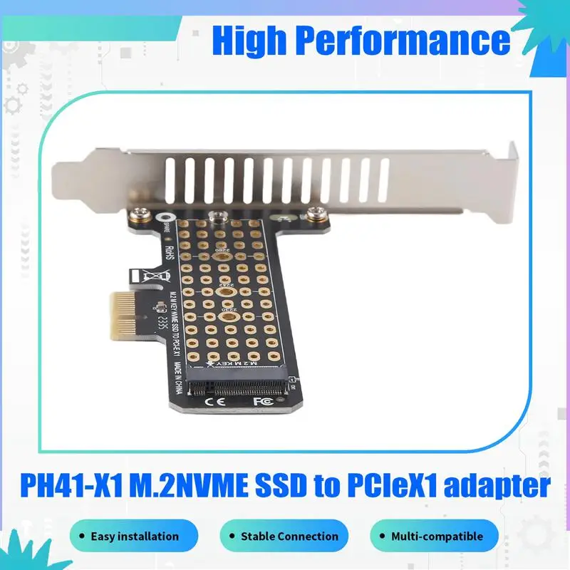 ABZW PH41-X1 M.2NVME SSD To Pciex1 Transfer Expansion Card Expansion Supports Pcie4.0