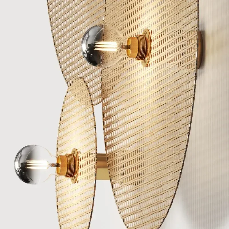 Aromas Del Campo Loft Handmade Rattan Lamp Wall Lamp Classic Japanes Bamboo Lamp For Home Resturant Bedroom Bedside Lighting