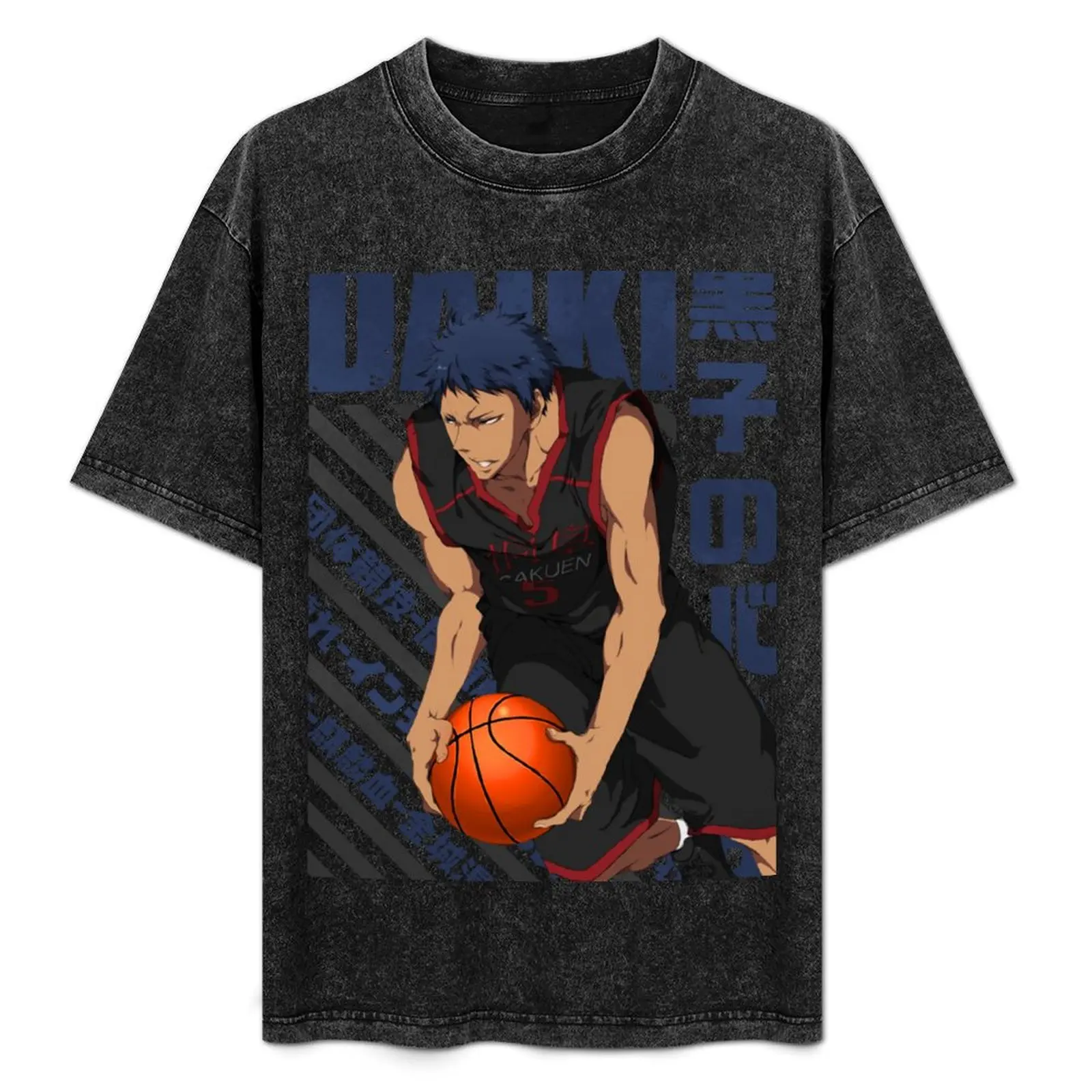 

Kuroko no Basket - Daiki Aomine T-Shirt oversized quick-drying fruit of the loom mens t shirts