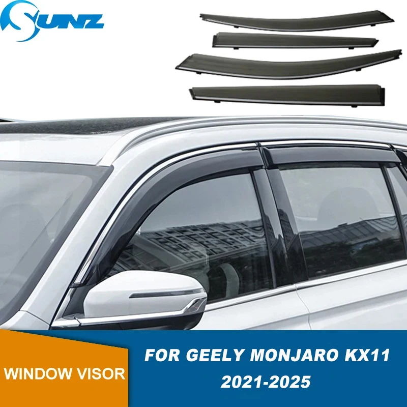 

Window Visor For Geely Monjaro KX11 2021 2022 2023 2024 2025 Car Side Window Deflector Window Visor Vent Visor Weathershield