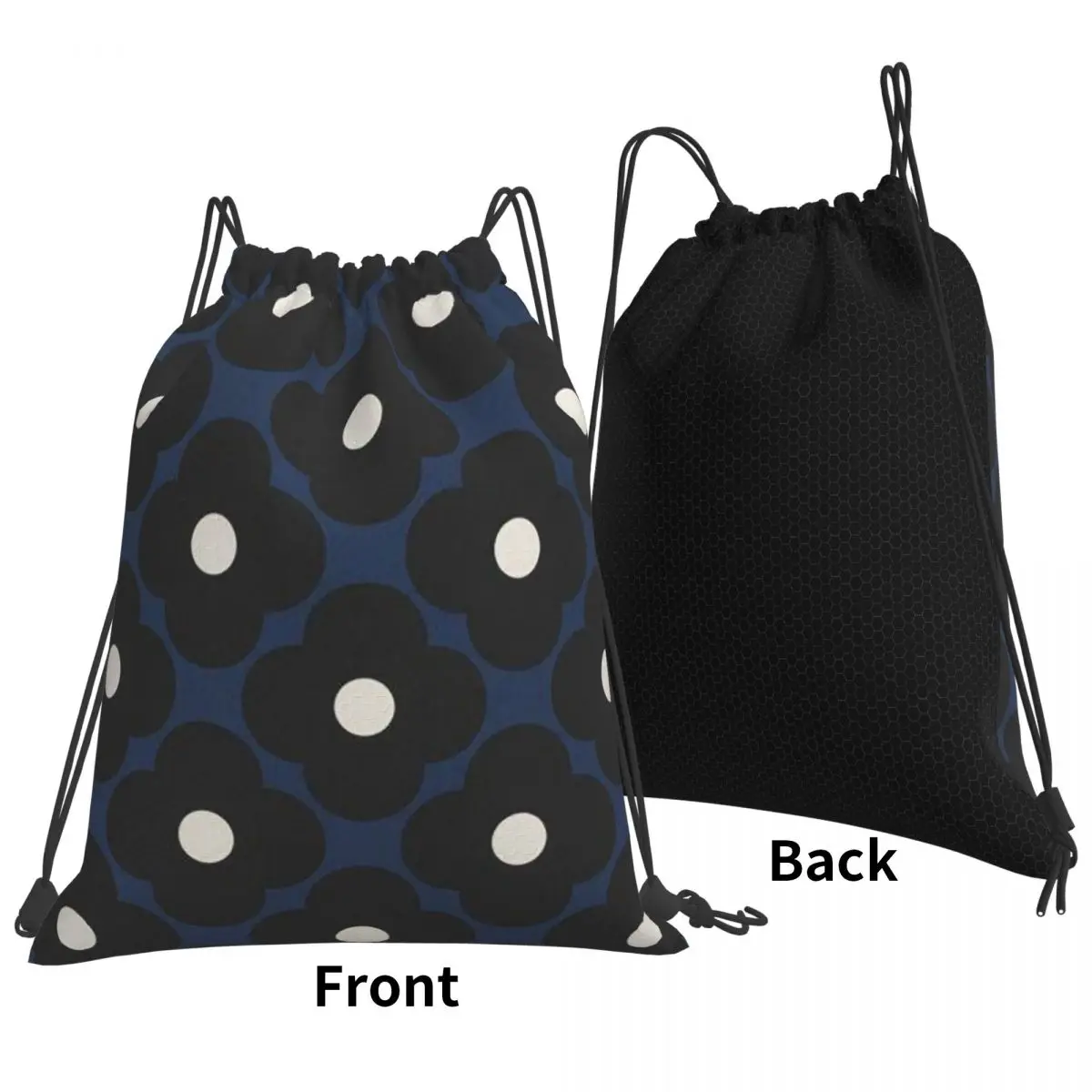 

Orla Kiely Flowers Abstract Backpacks Casual Drawstring Bags Storage Bag Book Bags for Travel School