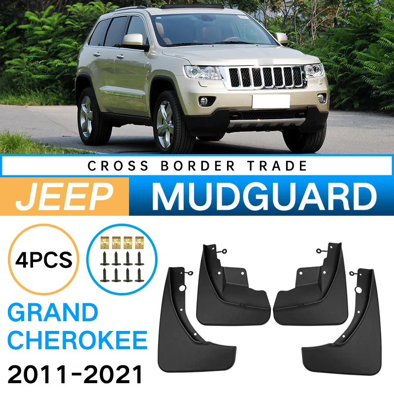 Car Mud Flaps Fender For Jeep Grand Cherokee 2011 2012 2013 2014 2015 2016 2017 2018 2019 Mudflaps Splash Guard Protection