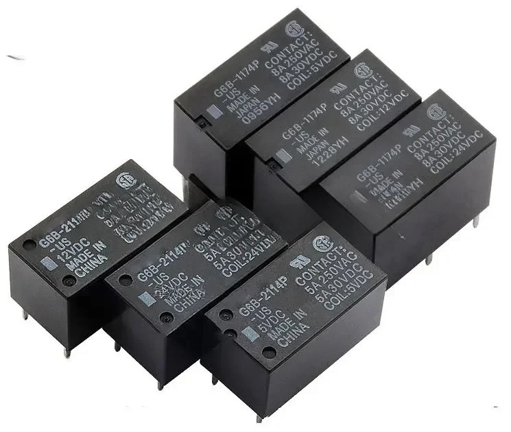 

10pcs G6B-1114P 1174P 2214P 2114P-US-24VDC DC5V 12V original Relay/G6B-1174P-US-12VDC