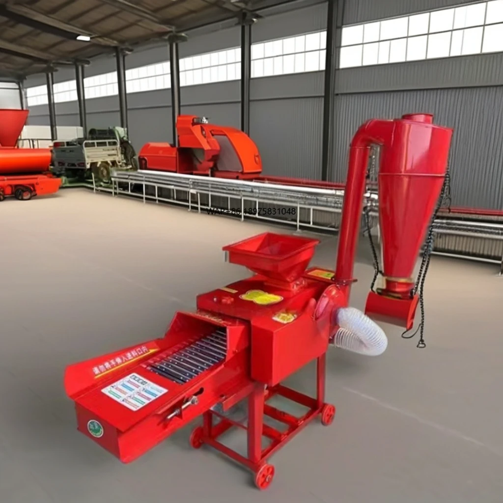 Animal Feed Equipment Electric Farm Animal Feed Silage Grass Shredder for Livestock Cattle Goat Rabbit Feed Shredder