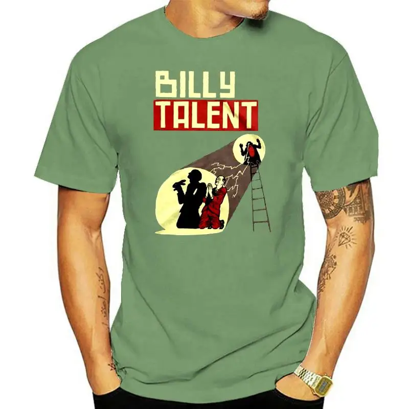 T-shirt ufficiale Billy Talent Spotlight Dead Silence 666 Album Hits Band Watoosh Tshirt in cotone Top T-shirt a maniche corte