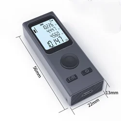 Laser Rangefinder, Infrared Measuring Instrument, Mini High-Precision Laser Ruler, Measuring Room Instrument, Electronic Ruler