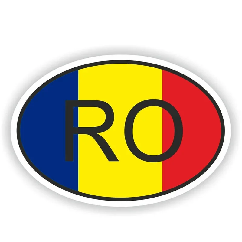 

Car Styling RO ROMANIA Flag COUNTRY CODE Car Sticker Decal