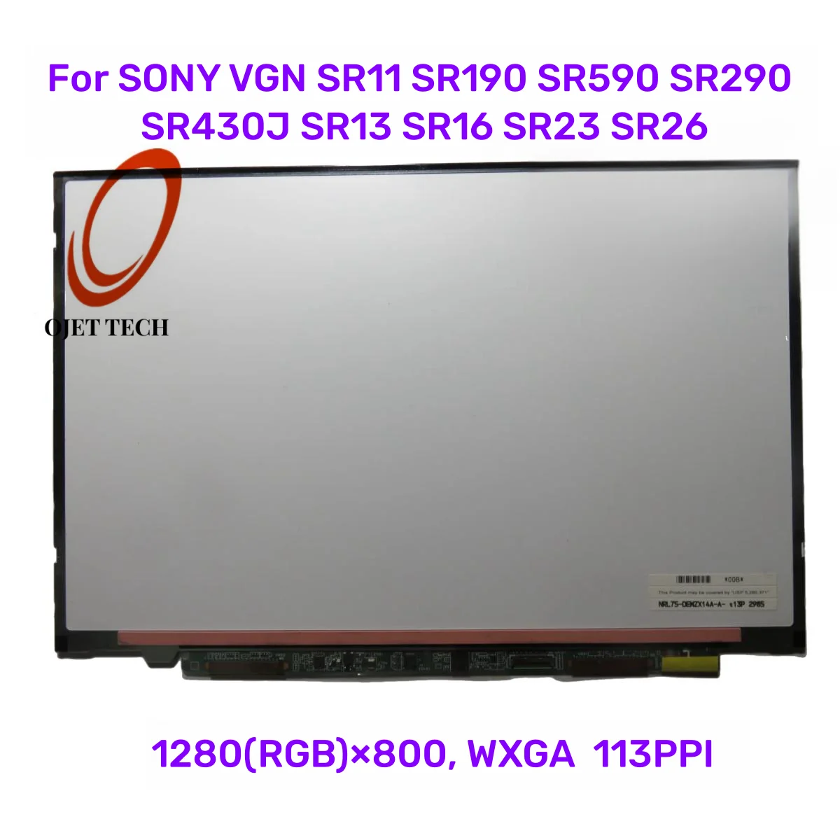 

Free shipping LTD133EWZX 13.3 inch LED screen For SONY VGN SR11 SR190 SR590 SR290 SR430J SR13 SR16 SR23 SR26 Laptop LCD screen