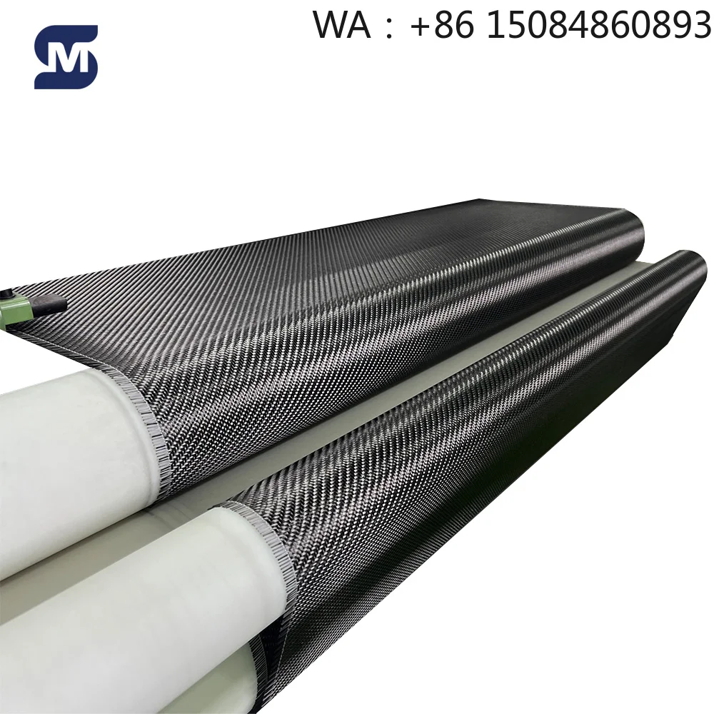 

3K 200-240GSM 2x2 Twill Carbon Fiber Cloth, durable industrial woven fabric for composite molding and mechanical reinforcement