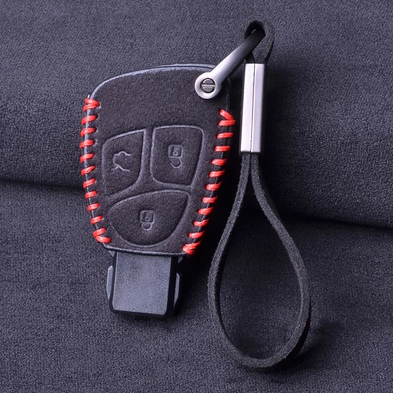 3 Buttons Remote Car Key Fob Case For Mercedes Benz C E ML Class Alarm Cover Car Key Shell w203 w211 w204 key cover keychain