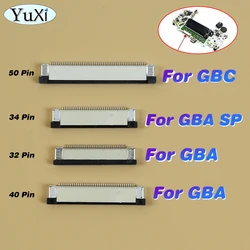 8/10Pcs Ribbon Flexible Cable Connect For Gameboy Advance GBA SP Jack Socket LCD Screen Connector For GBC Color 32/34/40/50 Pin