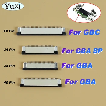 리본 유연한 케이블 연결, 게임보이 어드밴스 GBA SP 잭 소켓, LCD 스크린 커넥터, GBC 컬러 32 34 40/50 핀, 8 10 개 