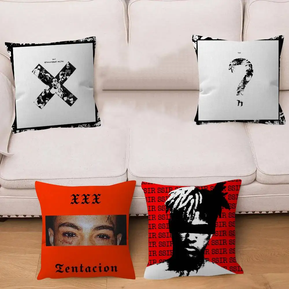 

Чехол для подушки с изображением рэпера XXXTentacion, наволочка для дивана, автомобиля, рождественский подарок, 40x40 см, 45x45 см