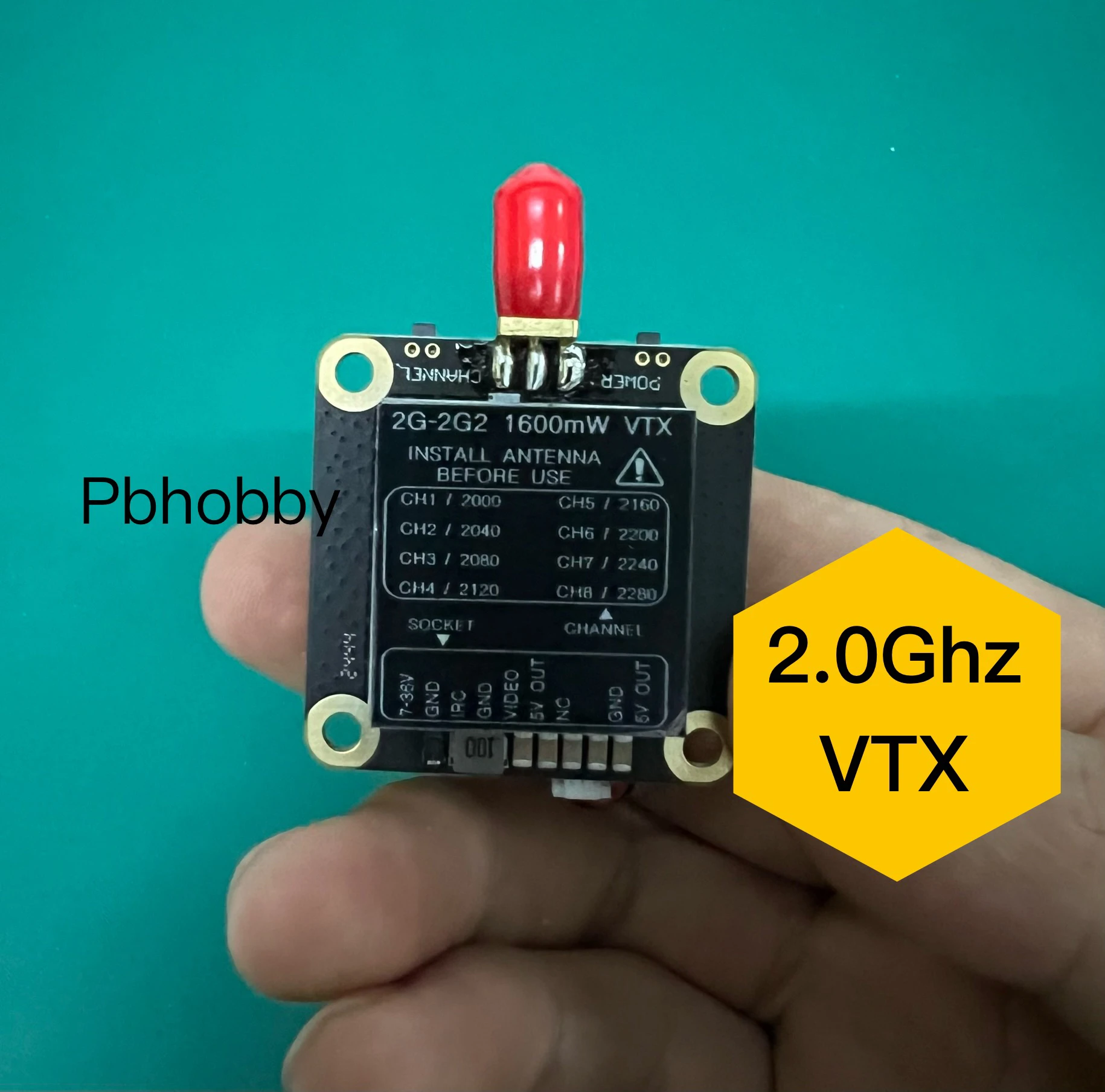 Skyzone 1.7G 1.9G 2.2G VTX VRX FPV نقل الفيديو 1.6 واط 8ch وحدة الاستقبال Transmissor De Video Analógico Fpv Fatshark #2