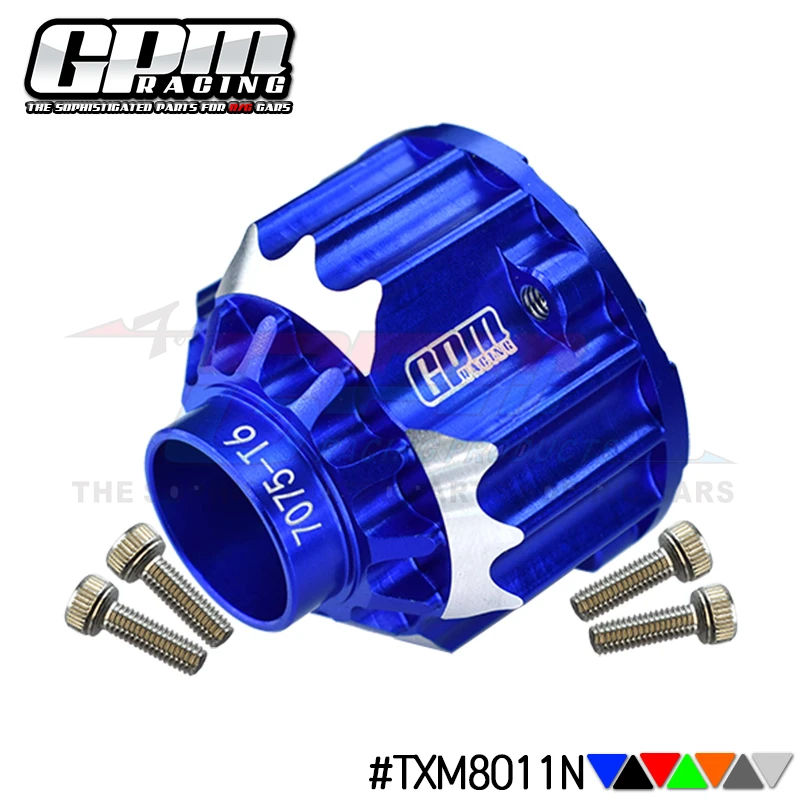 

GPM Aluminum 7075-T6 Front Or Rear Differential Case For TRAXXAS 1/5 4WD X-MAXX 6S/8S MONSTER TRUCK