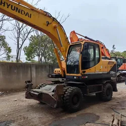 Used Wheel Excavator 21TON Second Hand Crawler Digger 210W-9 HYUNDAI