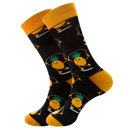 1 Pair New Happy Mens Socks Women Novelty Cartoon Sock Combed Cotton Funny Men's Big Size Crew Hip Hop Thick Long Socks - Image 40