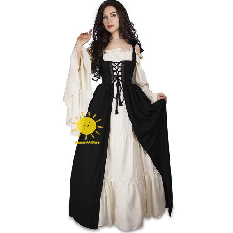 Mittelalter liche Renaissance Cosplay Frauen Kostüm Cosplay über Anzug Wein rot Kleid Weste Victoria Prinzessin Steam Punk Strap Plus Size