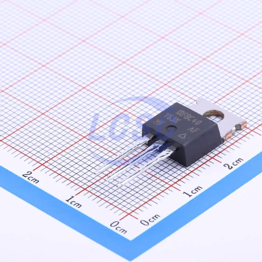 5Pcs/Lot Original IRFBC40 Power MOSFET N-Channel 600V 6.2A 125W Through Hole TO-220 Transistor IRFBC40PBF