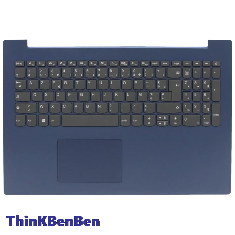 

FR French Keyboard Blue Upper Case Palmrest Shell Cover For Lenovo ideapad 330 15 IGM AST IKB 5CB0R16717