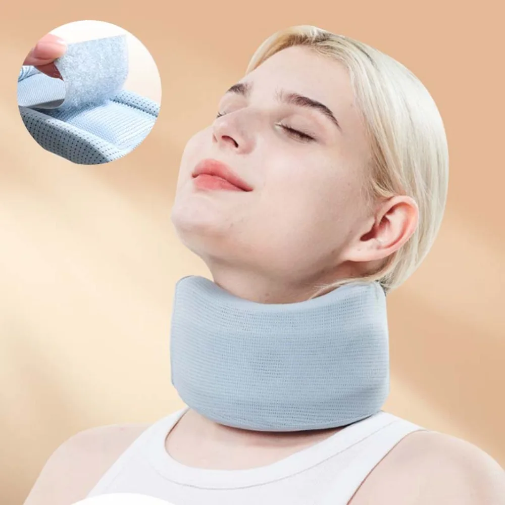 Fashion Nylon Neck Gaiter Adjustable Comfortable Neck Brace Breathable Forward Neck Corrector