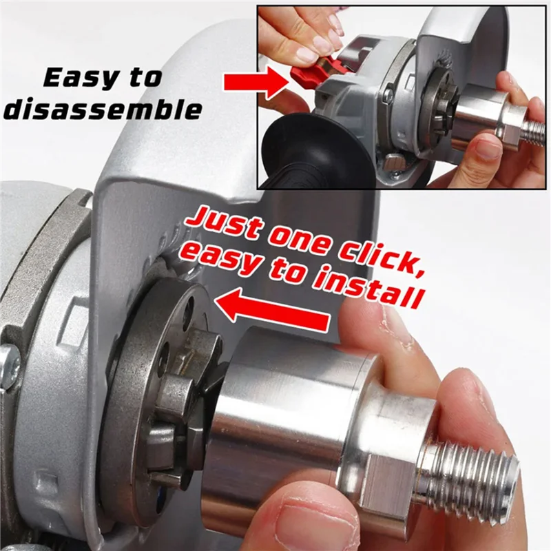 ABAE-2X Upgrade M14- X Lock Adapter For Diamond Core Drill Bit Angle Grinder Cutting Discs Adapter Easy To Install