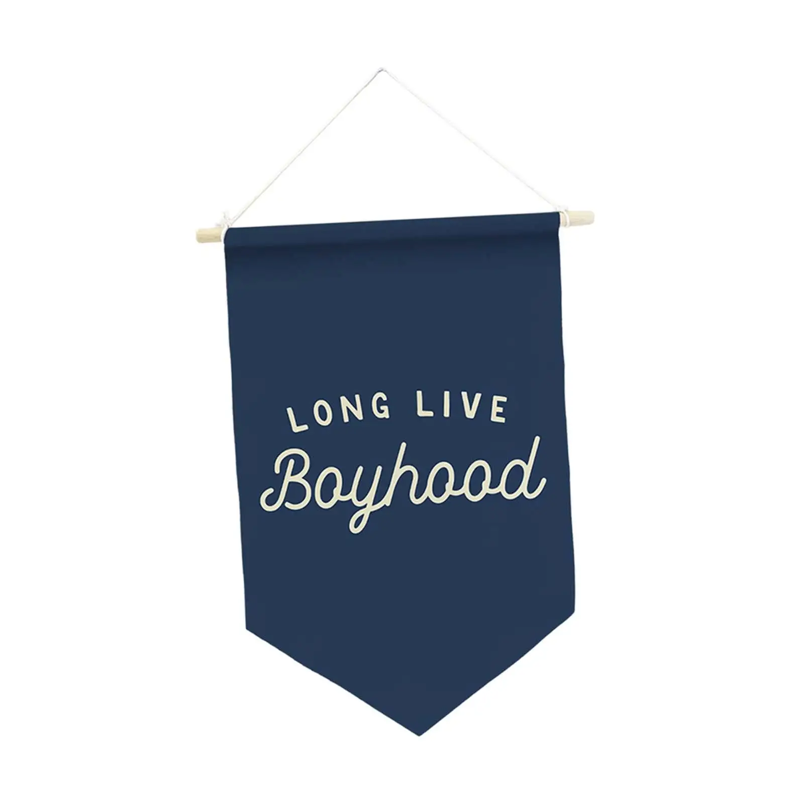Long Live Boyhood Banner Unique Easy to Hang Decorative Display Wall Decoration for Party Teen Boys Dorm Playroom Birthday Gifts