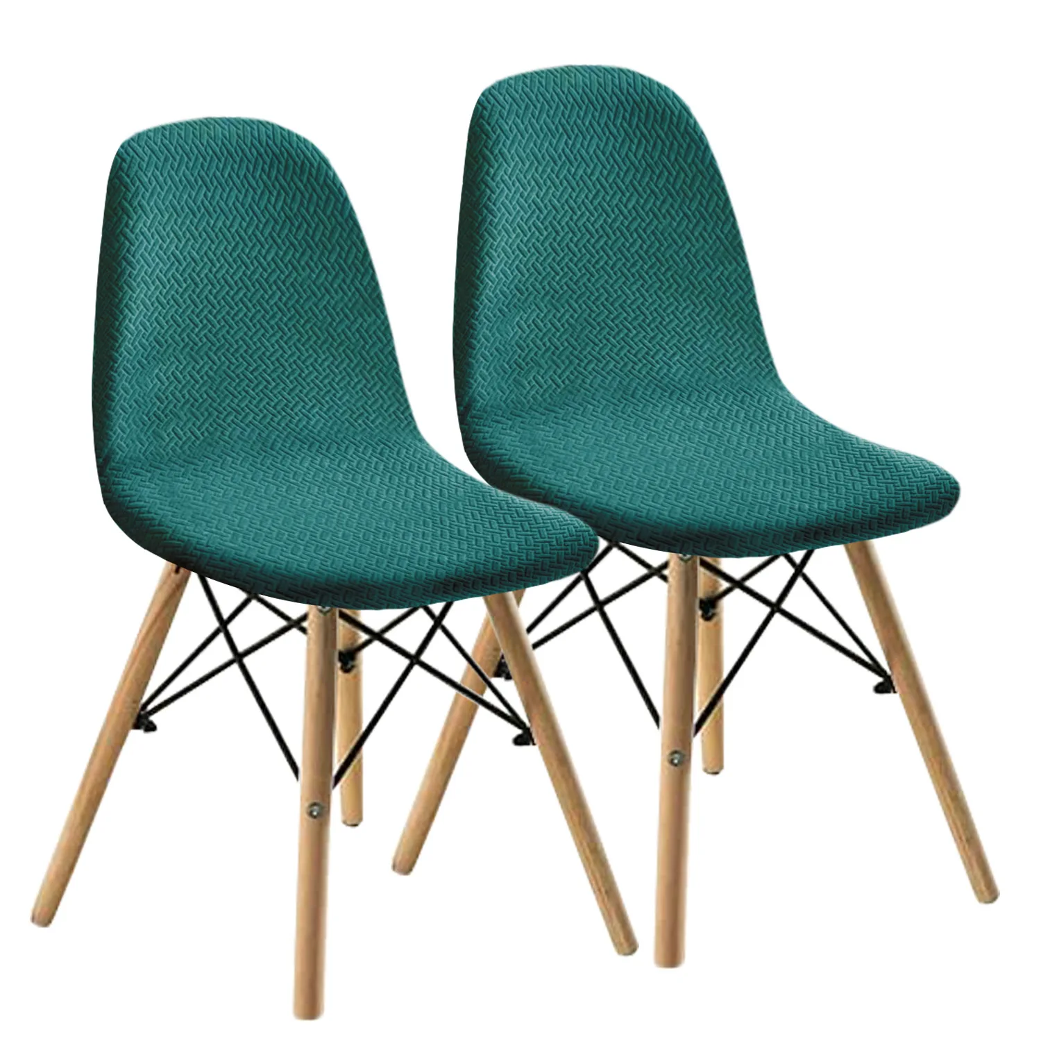 

1/4/5/6Pcs Family Pack Shell Chair Cover Waterproof Seat Cover Thin in Summer Dining Room Antifouling Removable Stool Cover M033