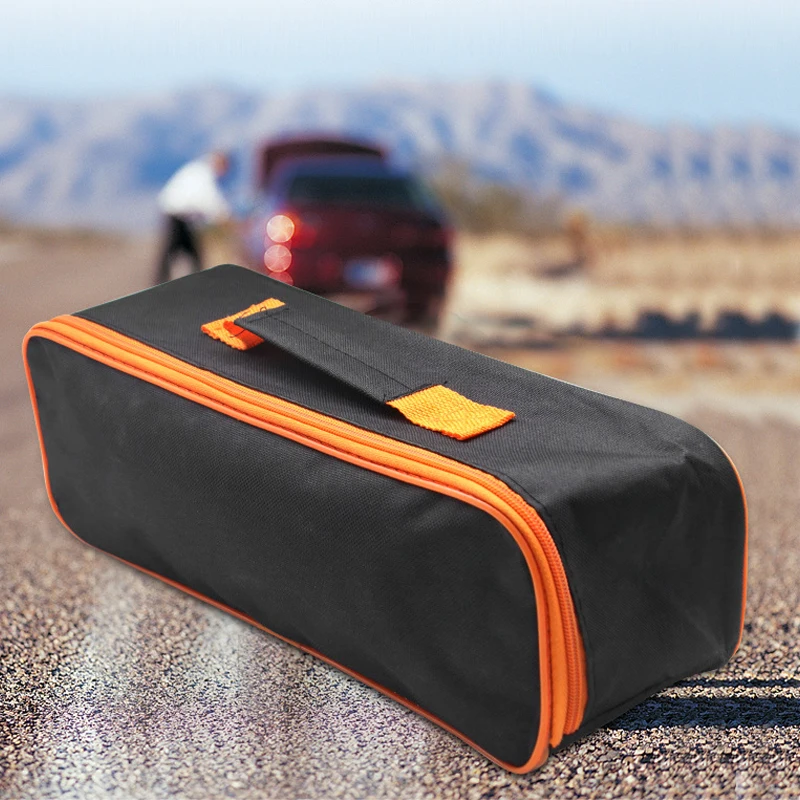 Bolsa de almacenamiento portátil para aspiradora de coche, herramientas de reparación, bolsa de transporte con cremallera, accesorios para coche