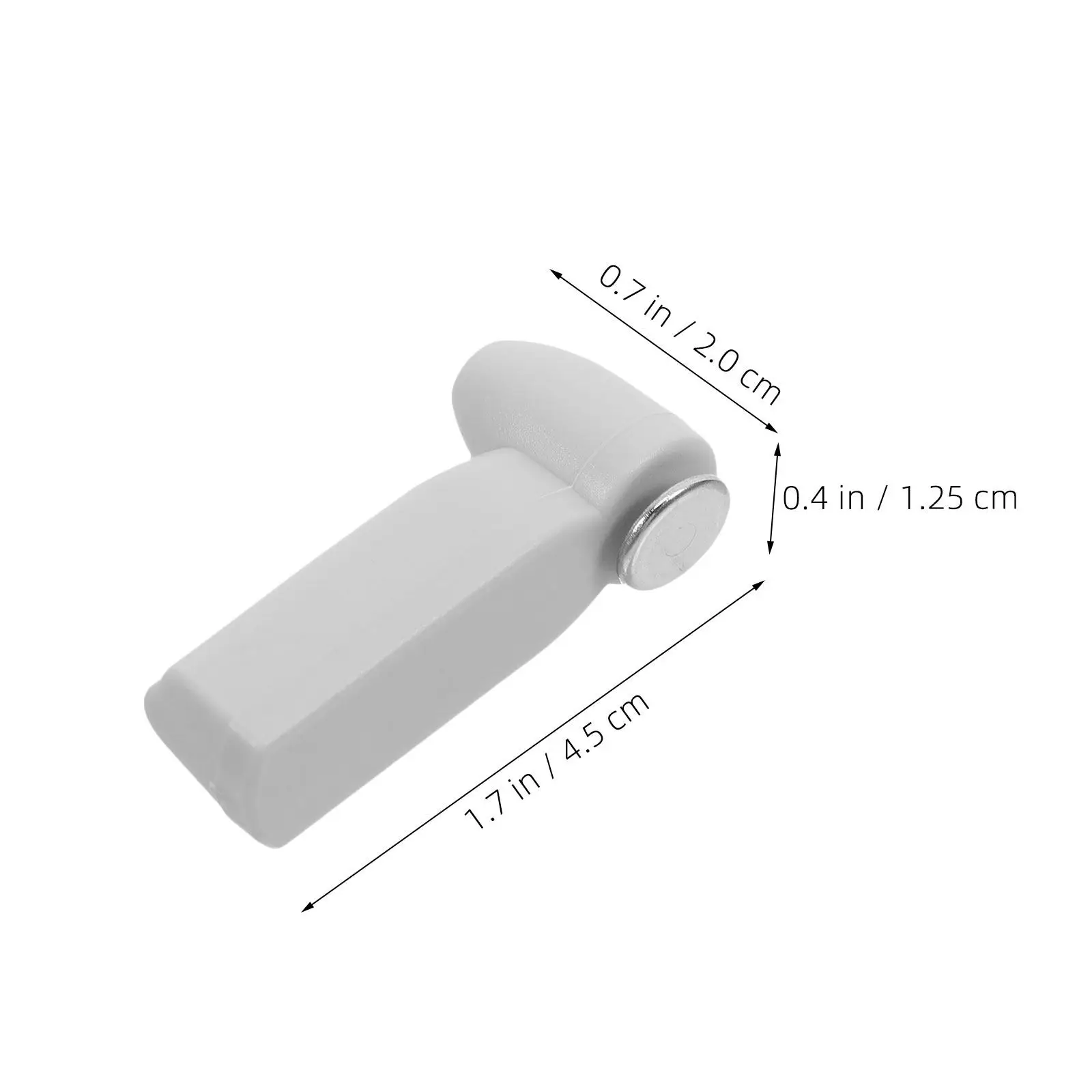 40 Pcs Acoustic Magnetic Buckle Merchandise Hard for Hats Lock Light Grey Retail Devices Reusable Security