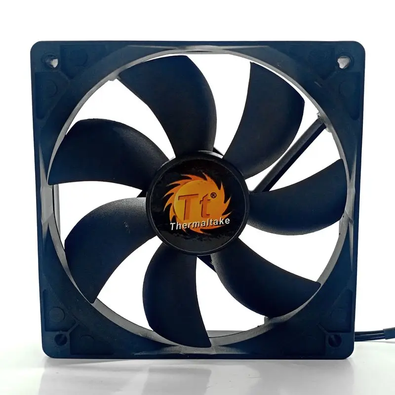 

for Thermaltake tt-1225 12cm Desktop Computer CPU Water Cooled Matte Fan Ultra Silent 3-pin 3P Mute Quiet Case Cooling Fans