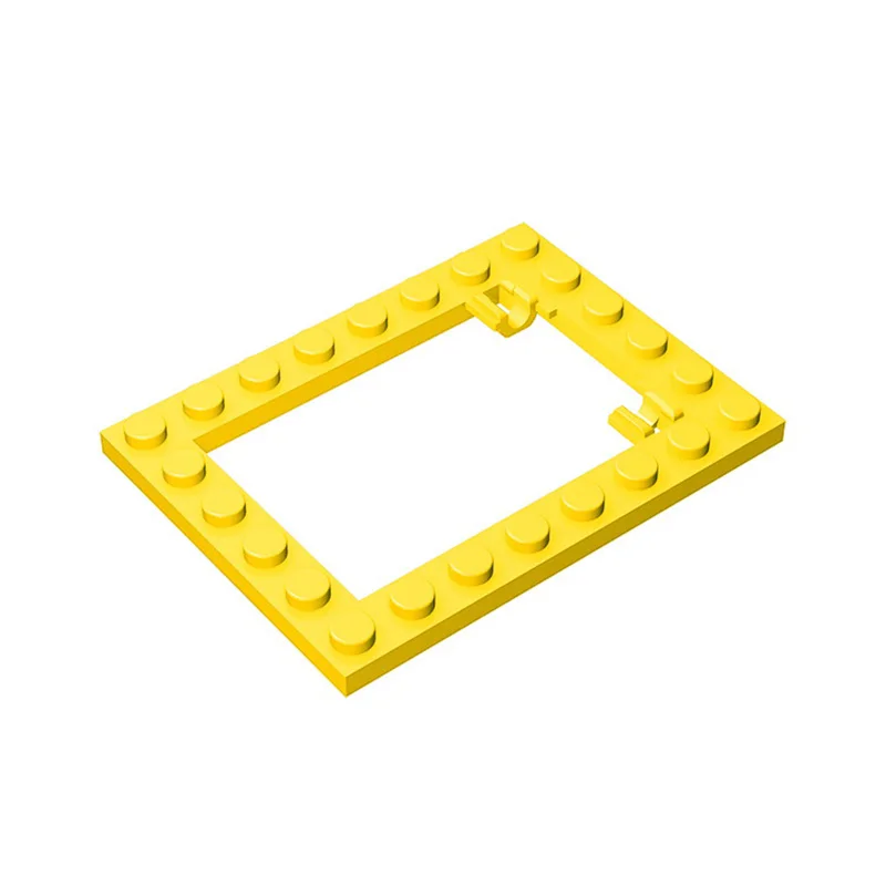 1Pc MOC Parts 92107 Plate Modified 6 x 8 Trap Door Frame Compatible Bricks DIY Assmble Building Blocks Particle Kid Toy Gift