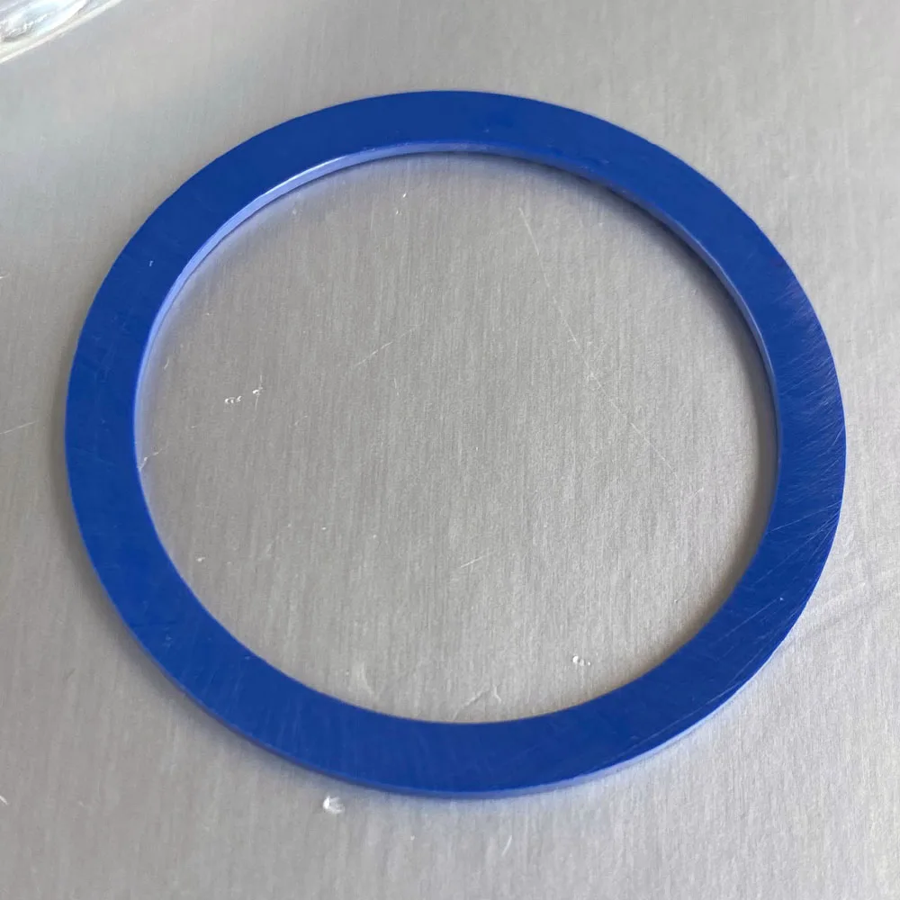GMT 38mm*31.5mm Black/Blue/Green Flat Ceramic Watch Bezel Ring Insert Fit for SKX007 SKX009 NH35A Automatic Case Watch Accessory