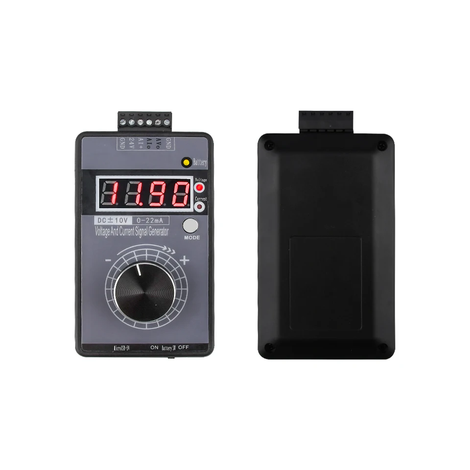 Current Signal Generator – 0-24mA & 0-12V, 4-Digit Display, Rechargeable – Portable Electrician Tool For Transmitter Testing