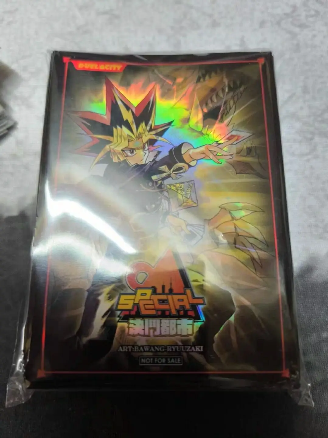 

50Pcs Yugioh KONAMI Duel City Monsters Dark Yugi Atem Official Collection Sealed Card Protector Sleeves