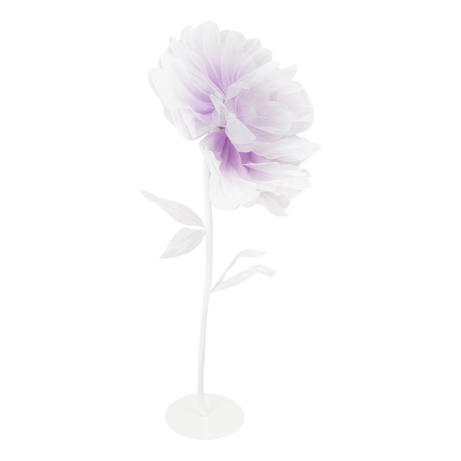 LED Flower Decoration w/ Light, Large Electric Auto-Open Artificial Flower Floral Decor for Wedding, Birthday, Home Party