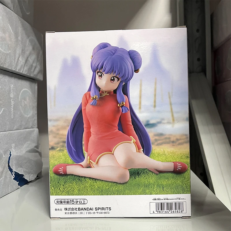 ฟิกเกอร์แท้จาก Bandai ของแท้จาก Banpresto ตัวละคร Ranma 1/2 ขนาด 13 ซม. ท่าทางนั่งทำผม ของสะสมสำหรับผู้ใหญ่ ตุ๊กตาโมเดล ของเล่น ของขวัญ