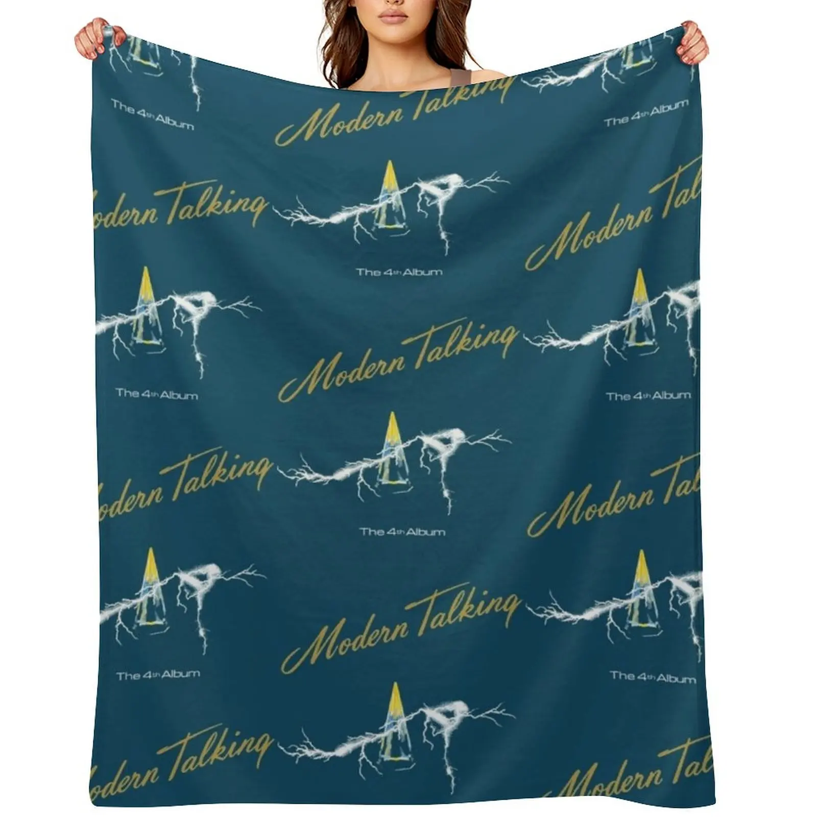 

Modern Talking Black Essential Throw Blanket Travel Sofa Quilt Blankets For Bed valentine gift ideas Blankets