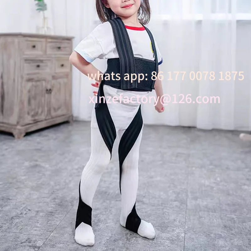 

Настраиваемый регулируемый детский корректирующий пояс для ног-для O/X типа с бантом, корректор осанки для ног, ремень для вальгусной деформации колена, Varus