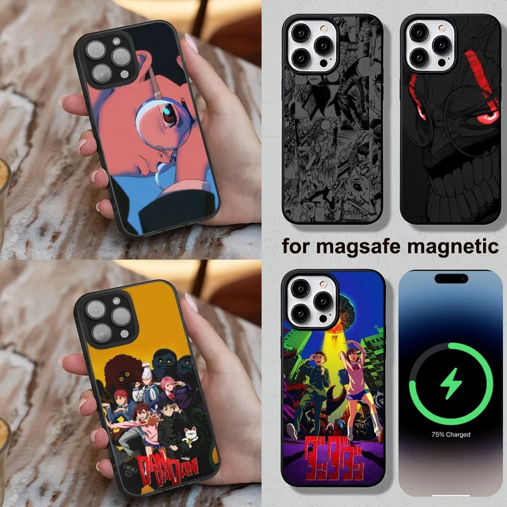

Cool D-Dandadan Phone Case For iPhone 16,15,14,13,12,11,Plus,Pro,Max,Mini Soft Magesafe Magnetic Wireless Charge