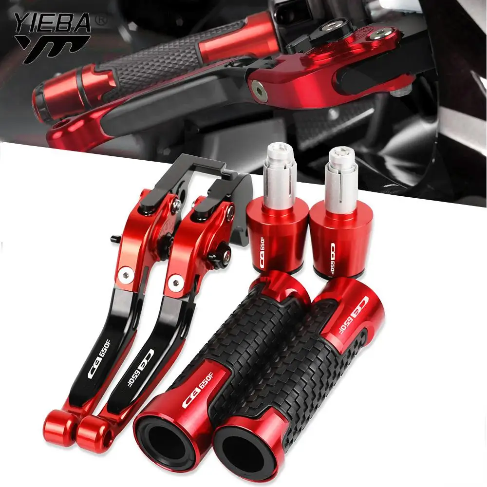 

For Honda CB650F CB 650F CB 650 F 2014 2015 2016 Motorcycle Adjustable Brake Clutch Levers Handlebar Handle Bar Ends Grips Caps