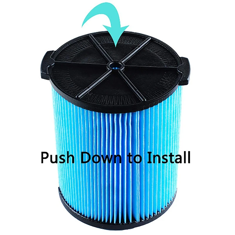 ตัวกรองสำหรับ ridgid VF5000เครื่องดูดฝุ่นแบบเปียก5-20แกลลอนไส้กรองเครื่องดูดฝุ่นแบบสุญญากาศสำหรับเครื่องดูดฝุ่นแบบเปียกและแห้ง