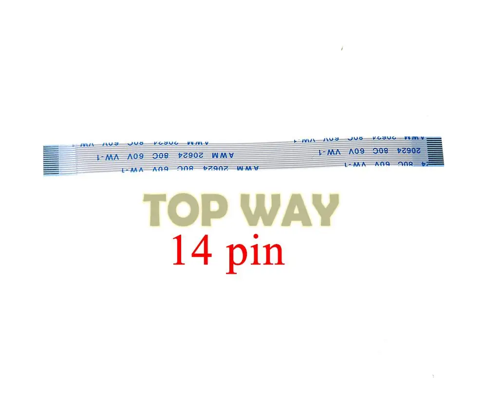 10 peças 10 pinos 12 pinos 14 pinos touch pad botão liga/desliga interruptor fita cabo flexível para placa de carregamento do controlador ps4