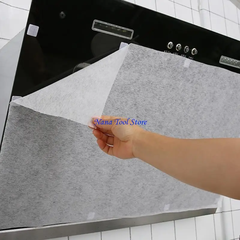 31GJ Disposables Kitchen Hood Oil Filter Paper Ranges Hood Grease Hood Filters Anti Oil Absorbent Paper Exhaust Fan Filter